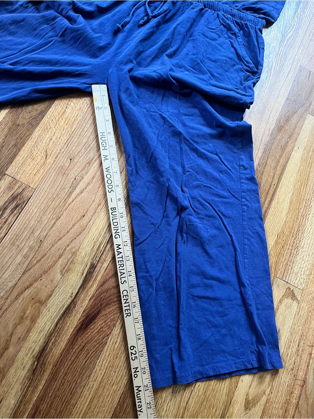 Pact Blue Sleeveless Wide-Leg Jumpsuit - Picture 8 of 8